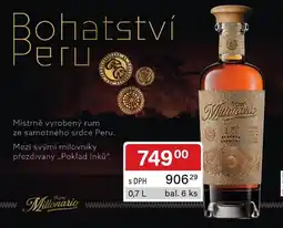 Qanto Ron Millonario Bohatství Peru nabídka