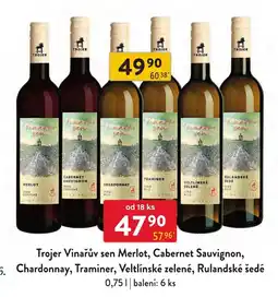 Qanto Trojer Vinařův sen Merlot, Cabernet Sauvignon, Chardonnay nabídka