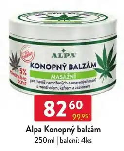 Qanto Alpa konopný balzám nabídka
