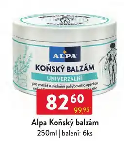 Qanto Alpa koňský balzám nabídka