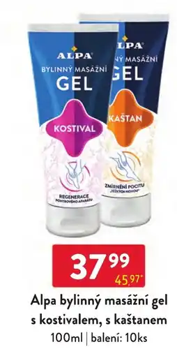 Qanto Alpa bylinny masazni gel nabídka