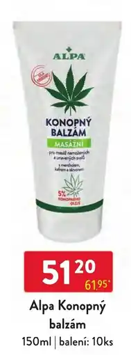 Qanto Alpa konopný balzám nabídka