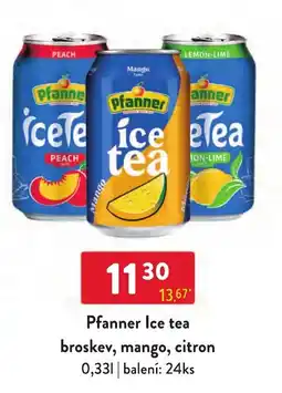 Qanto Pfanner ice tea nabídka