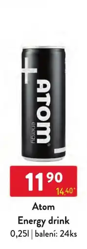 Qanto Atom Energy drink nabídka
