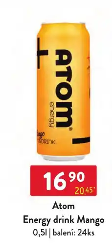Qanto Atom Energy drink Mango nabídka
