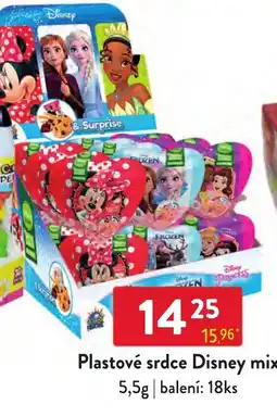 Qanto Disney plastové srdce nabídka