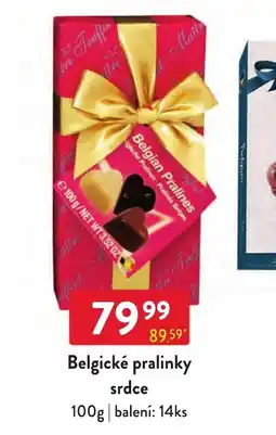 Qanto Belgické pralinky srdce nabídka