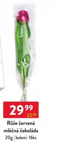 Qanto Růže červená mléčná čokoláda nabídka