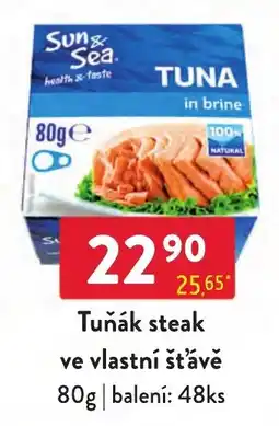 Qanto Sun & Sea Tuňák steak nabídka