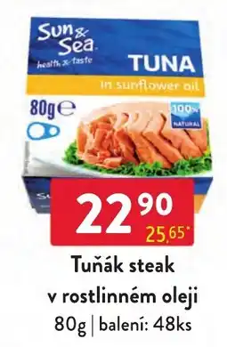 Qanto Sun & Sea Tuňák steak nabídka
