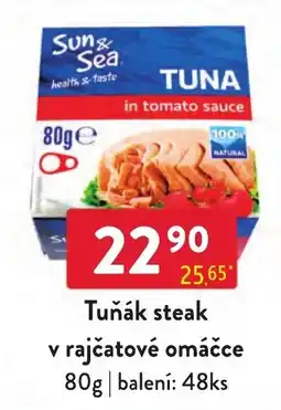 Qanto Sun & Sea Tuňák steak nabídka