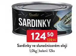 Qanto Barsta sardinky ve slunečnicovém oleji nabídka