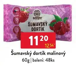 Qanto Srnin šumavsky dortik malinovy nabídka