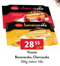 Qanto Vincini Bananacake, Cherrycake nabídka