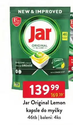 Qanto Jar Original Lemon kapsle do myčky nabídka