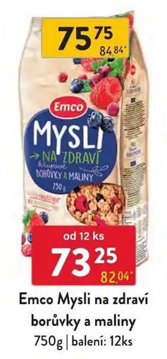 Qanto Emco Mysli na zdraví borůvky a maliny nabídka
