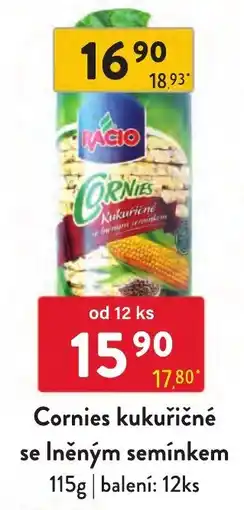 Qanto Cornies kukuričné se lněným semínkem nabídka