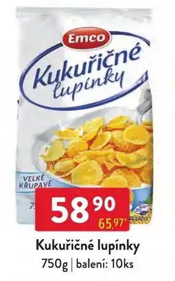 Qanto Emco kukuřičné lupinky nabídka