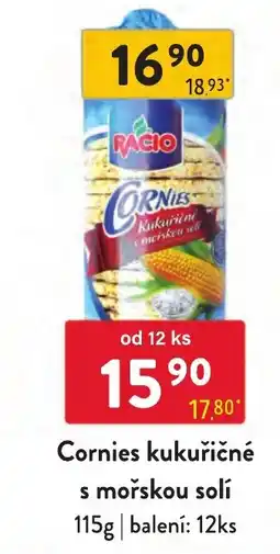 Qanto Racio cornies kukuričné s mořskou solí nabídka