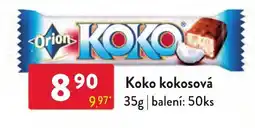 Qanto Orion Koko kokosová nabídka