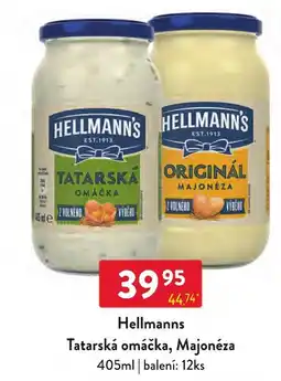 Qanto Hellmanns Tatarská omáčka, Majonéza nabídka