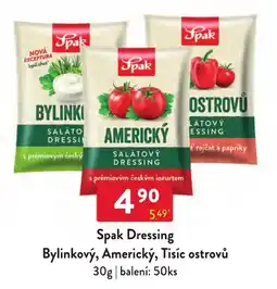 Qanto Spak Dressing Bylinkový, Americký, Tišíc ostrovů nabídka