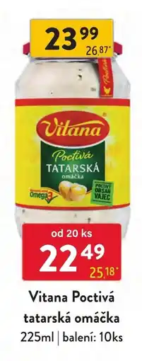 Qanto Vitana Poctivá tatarská omáčka nabídka