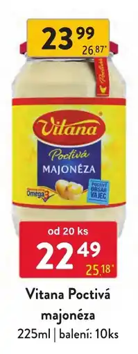 Qanto Vitana Poctivá majonéza nabídka
