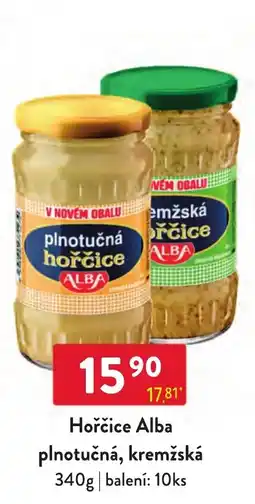 Qanto Hořčice Alba plnotučná, kremžská nabídka