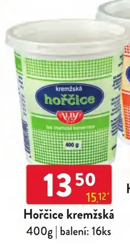 Qanto Hořčice kremžská nabídka