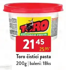 Qanto Toro čistící pasta nabídka
