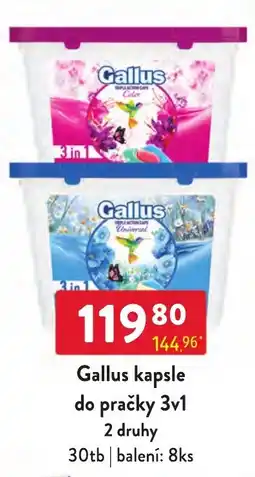 Qanto Gallus kapsle do pračky 3v1 nabídka