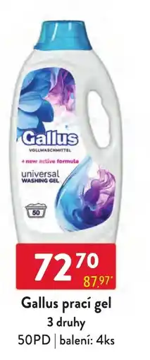 Qanto Gallus prací gel nabídka