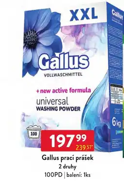 Qanto Gallus prací prášek nabídka