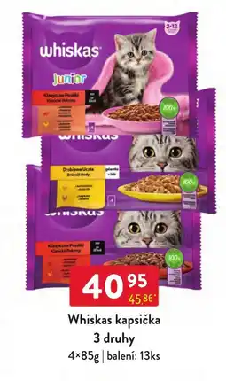 Qanto Whiskas kapsička nabídka