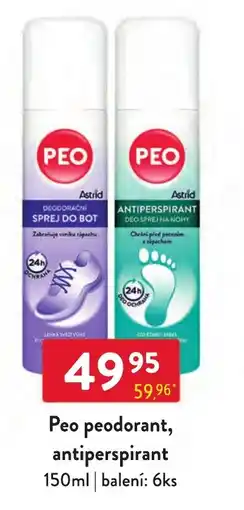 Qanto Peo peodorant, antiperspirant nabídka