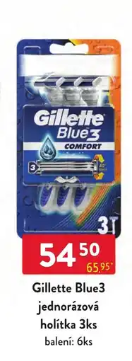 Qanto Gillette Blue3 jednorázová holítka nabídka
