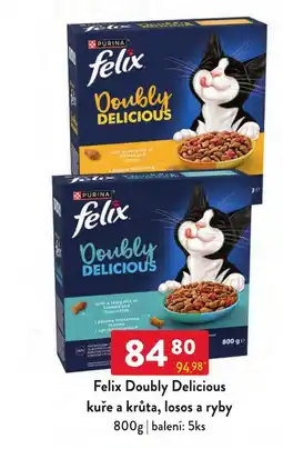 Qanto Felix Doubly Delicious kuře a krůta, losos a ryby nabídka