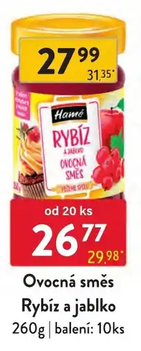 Qanto Hamé rybíz a jablko ovocná směs nabídka