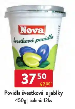 Qanto Nova povidla švestková s jablky nabídka