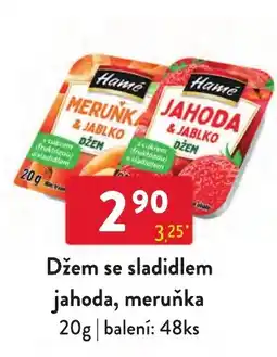 Qanto Hamé džem se sladidlem jahoda, meruňka nabídka