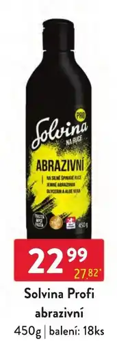 Qanto Solvina Profi abrazivní nabídka