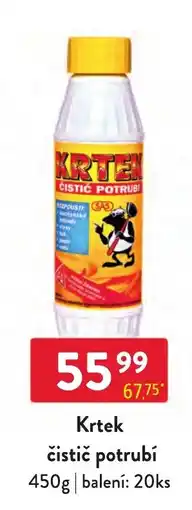 Qanto Krtek čistič potrubí nabídka