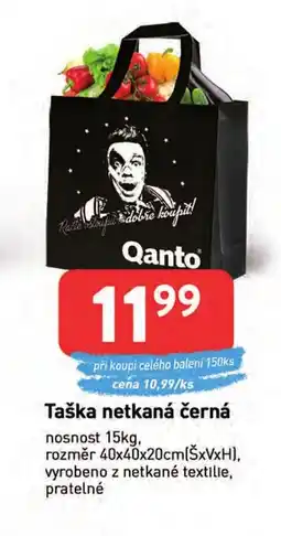 Qanto Qanto taška netkaná černá nabídka