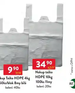 Qanto Nakup taška HDPE nabídka