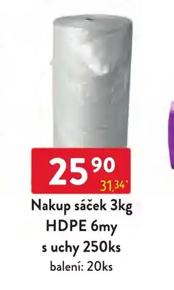 Qanto Nakup sáček 3kg HDPE 6my s uchy nabídka