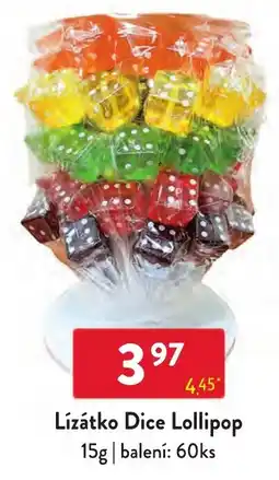 Qanto Lízátko Dice Lollipop nabídka