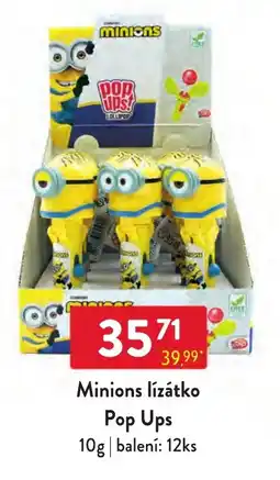 Qanto Minions lízátko Pop Ups nabídka
