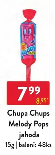 Qanto Chupa Chups Melody Pops jahoda nabídka