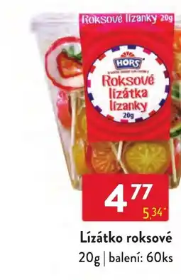 Qanto Hors lízátka roksové nabídka